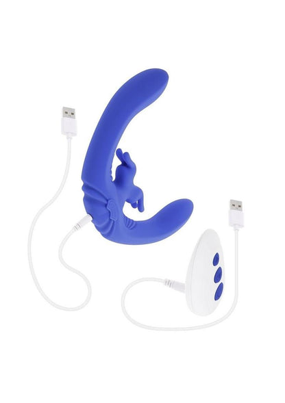 Lovebirds Rechargeable Silicone Dual Vibrator with Remote Control