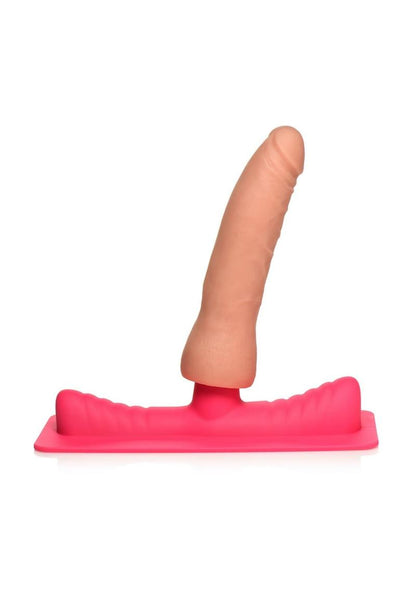 Lovebotz Saddle Adapter with Silicone Dildo