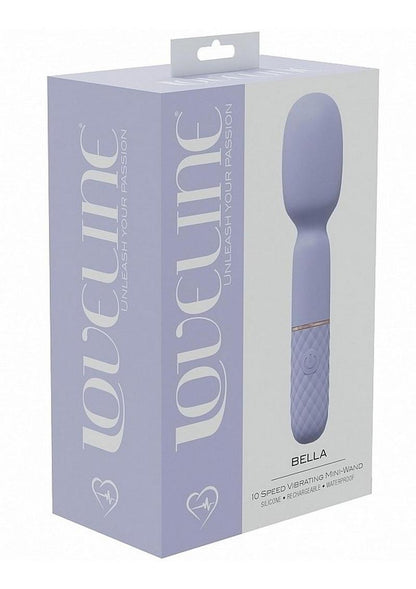 Loveline Bella Rechargeable Silicone Mini Wand - Lavender/Purple