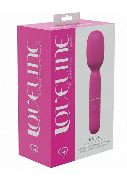 Loveline Bella Rechargeable Silicone Mini Wand - Pink