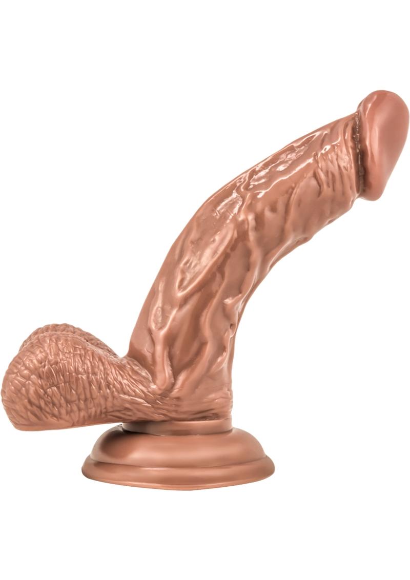 Loverboy Papito Dildo with Balls - Caramel - 6.5in