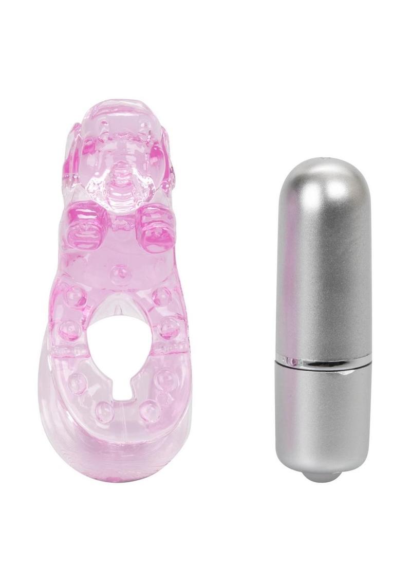 Lovers Delight Ele Vibrating Cock Ring with Clitoral Stimulation