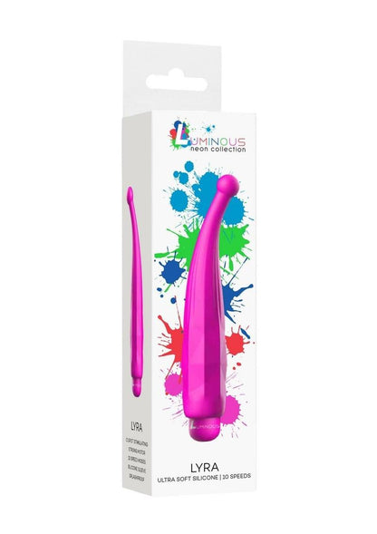 Luminous Lyra Bullet with Silicone Sleeve - Fuchsia/Pink