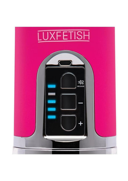 Lux Fetish Rechargeable 4 Function Auto Pussy Pump with Clit Stimulator