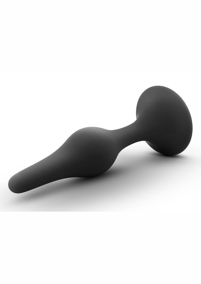 Luxe Beginner Silicone Butt Plug - Black - Small