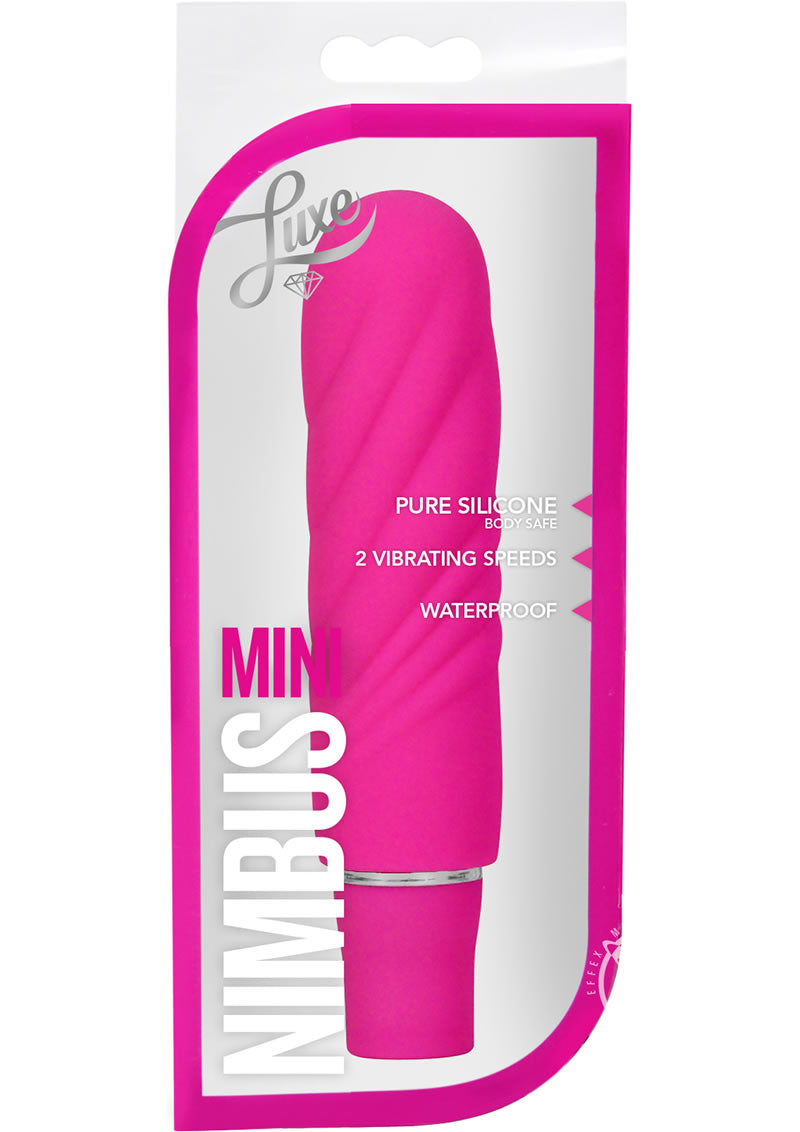 Luxe Nimbus Mini Silicone Vibrator - Pink/Purple