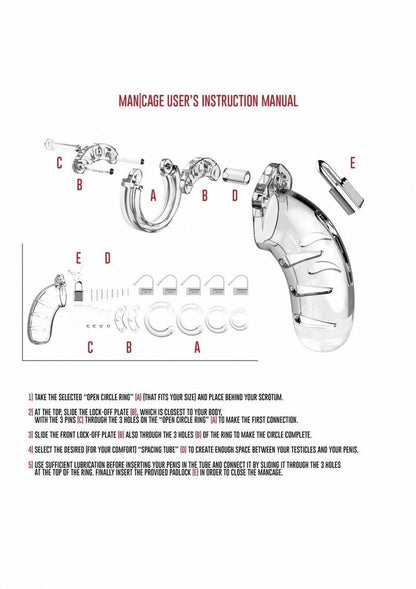 Man Cage Model 03 Male Chastity with Lock