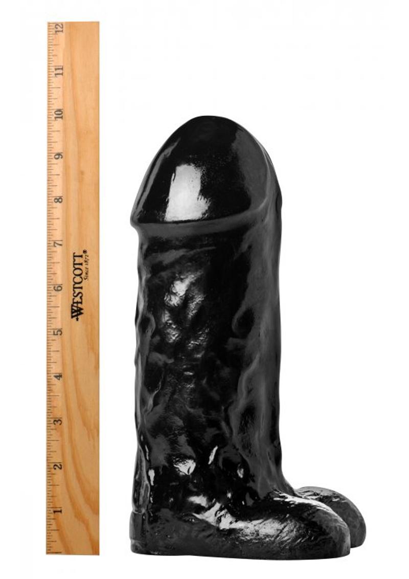 Master Cock The Cyclops 10in Dildo - Black