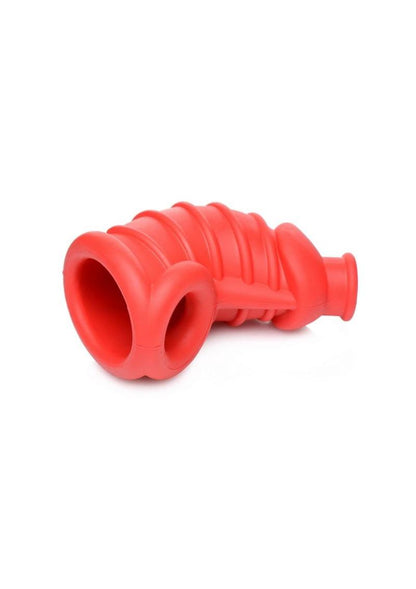 Master Series Crimson Chamber Silicone Chastity Cage