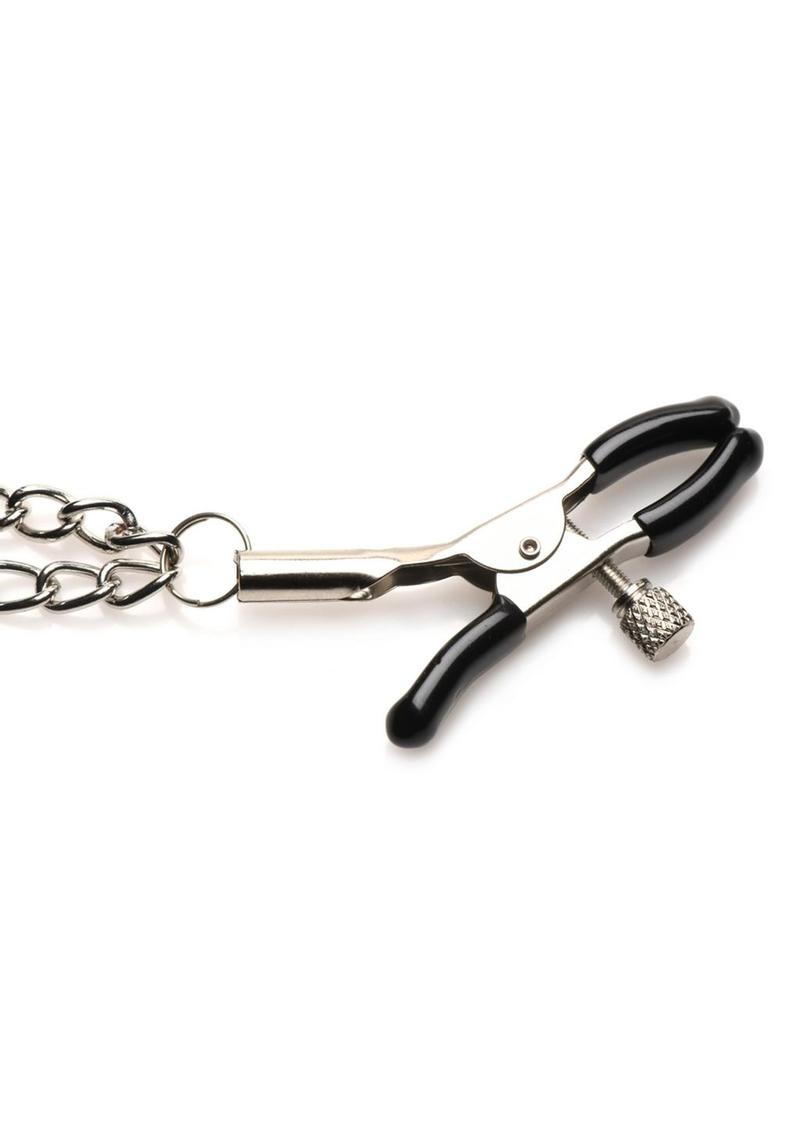 Master Series Daggers Double Chain Nipple Clamps