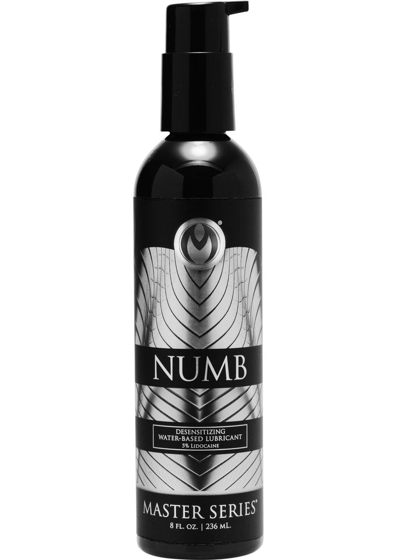 Master Series Numb Desensitizing Lubricant with Lidocaine - 8oz