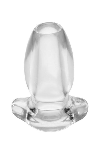 Master Series Peephole Clear Hollow Anal Plug