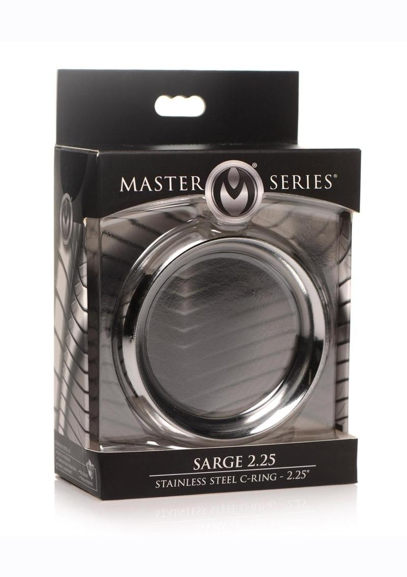 Master Series Sarge 2.25in Stainless Steel Erection Enhancer Cock Ring - Silver