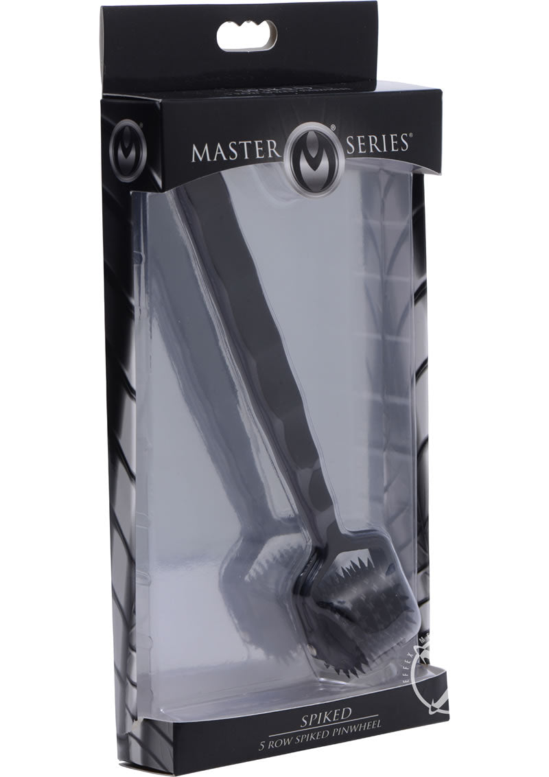 Master Series Spiked 5 Row Pinwheel - Black/Metal