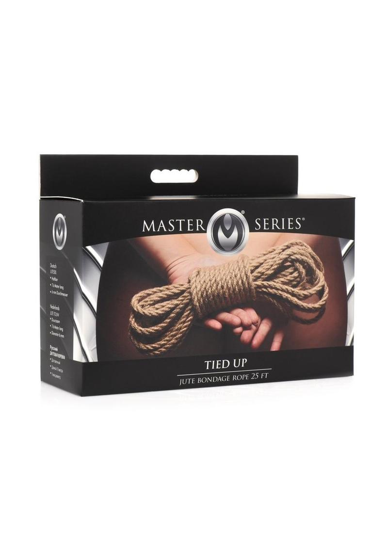 Master Series Tied Up Jute Bondage Rope - Tan - 25ft