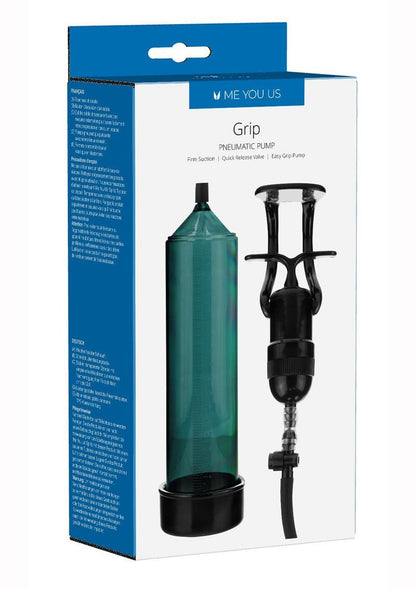 ME YOU US Linx Grip Pump Penis Pump - Black/Green