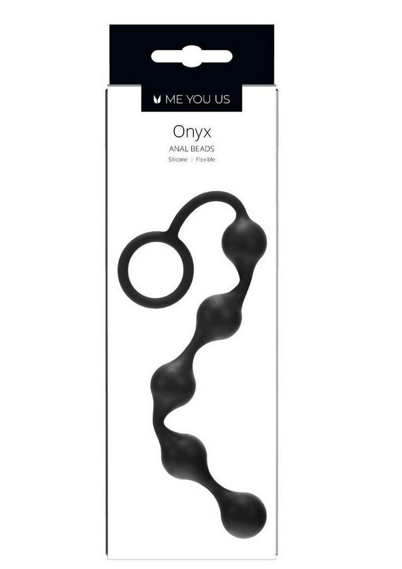 ME YOU US Onyx Silicone Anal Beads