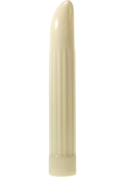 ME YOU US Sensuous Ribbed Vibrator - Ivory/White