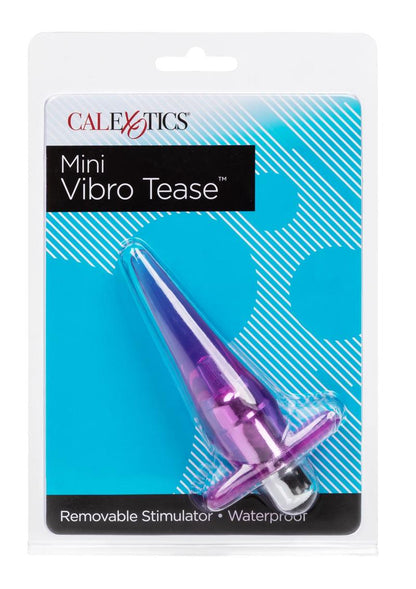 Mini Vibro Tease Vibrating Butt Plug - Pink