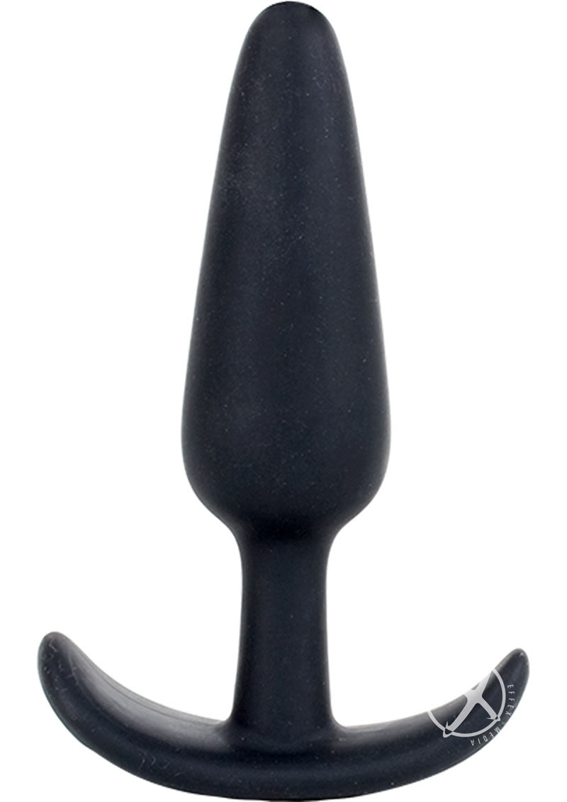 Mood Naughty 1 Silicone Anal Plug - Black - Large