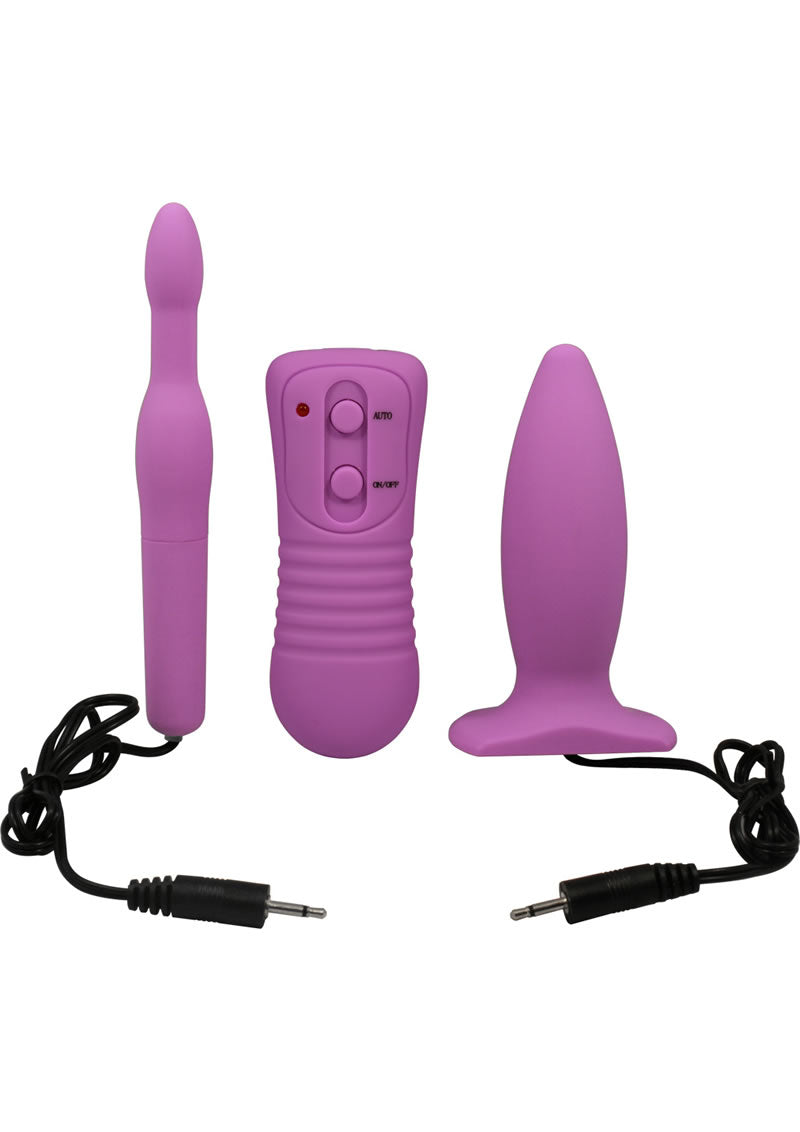 My 1st Anal Explorer Kit Vibrating Butt Plug and Explorer - Purple