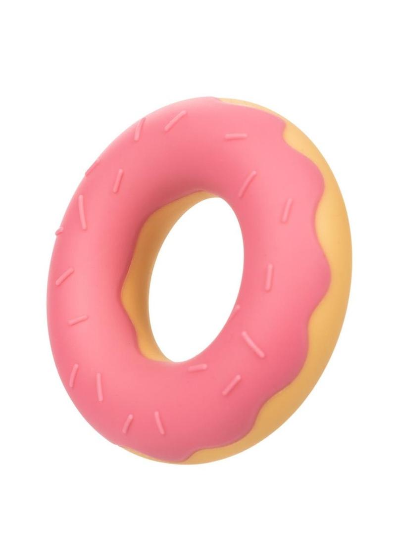 Naughty Bits Dickin' Donuts Silicone Donut Cock Ring - Pink