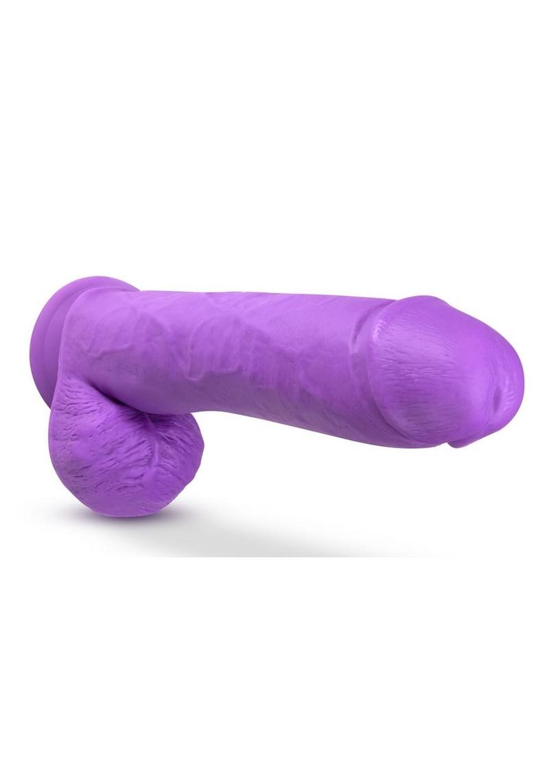 Neo Elite Silicone Dual Density Dildo with Balls