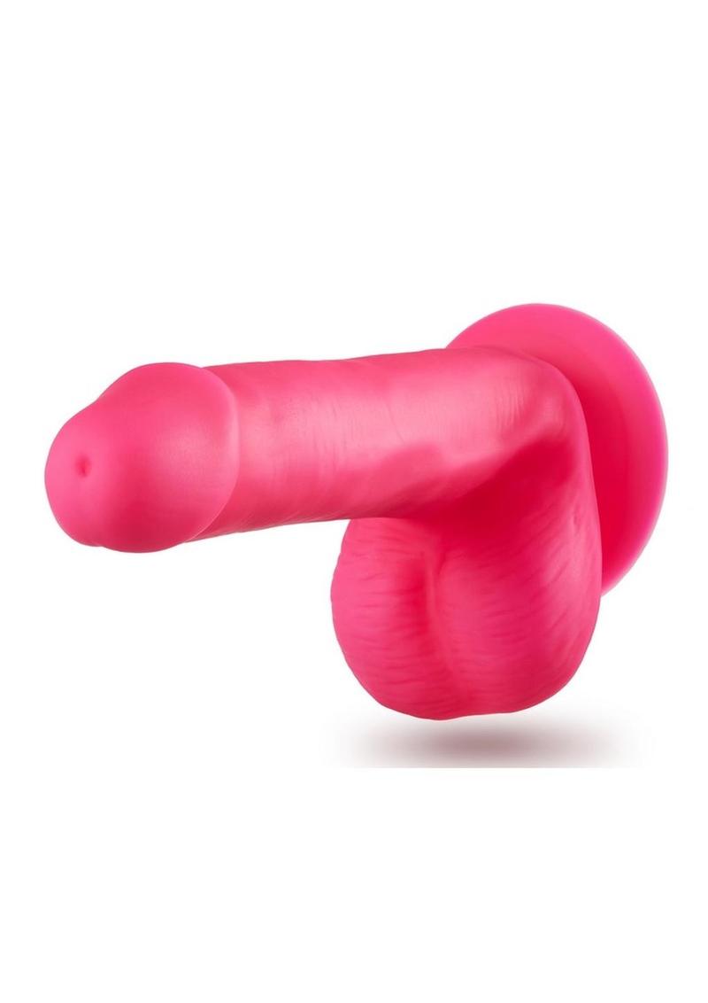 Neo Elite Silicone Dual Density Dildo with Balls