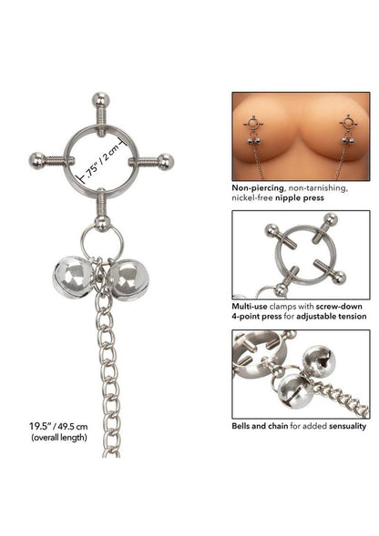 Nipple Grips 4-Point Nipple Press with Bells