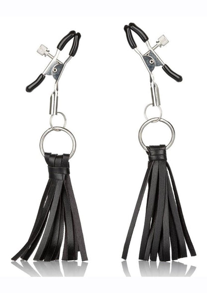 Nipple Play Playful Tassels Nipple Clamps - Black