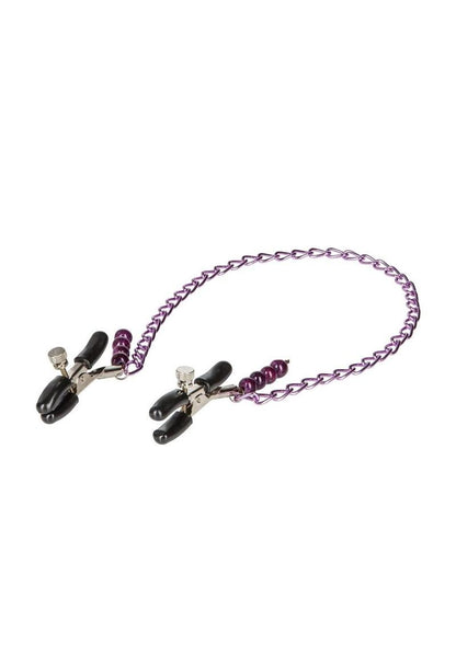 Nipple Play Purple Chain Nipple Clamps