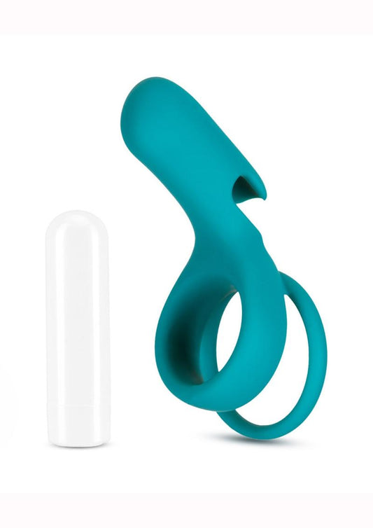 Noje C2 Rechargeable Silicone Cock Ring - Juniper - Blue