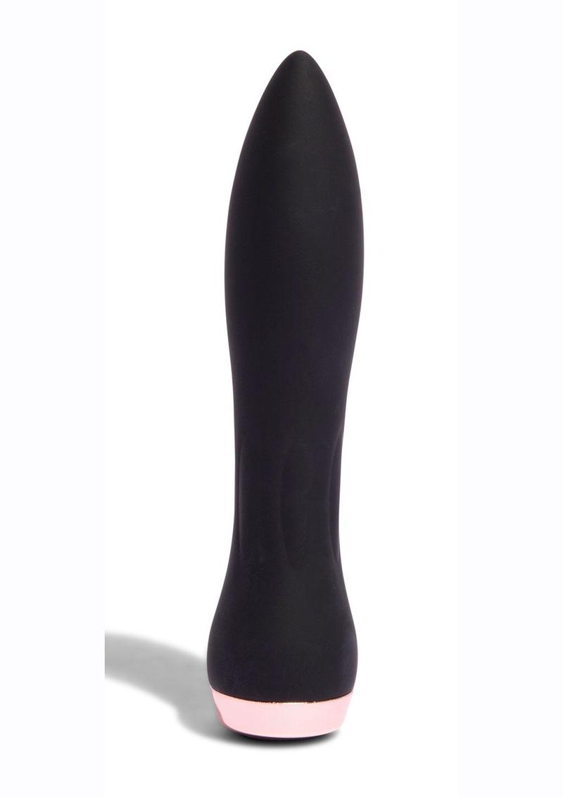 Nu Sensuelle 60sx Amp Silicone Rechargeable Bullet - Black/Rose Gold