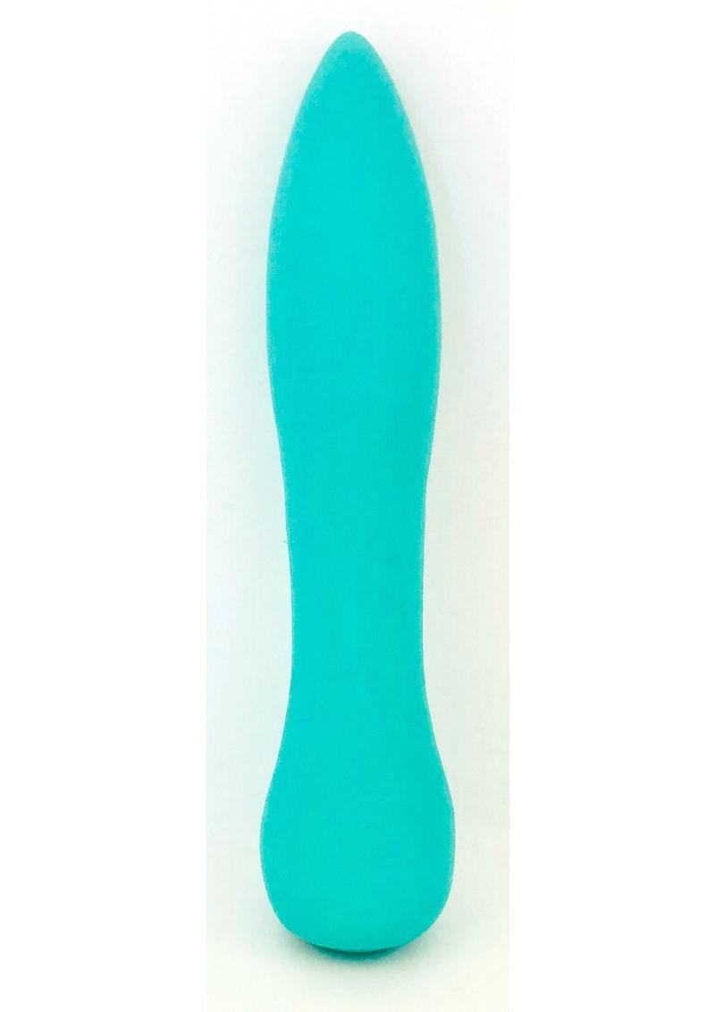 Nu Sensuelle Bobbii Xlr8 Rechargeable Silicone Vibrator - Blue/Electric Blue