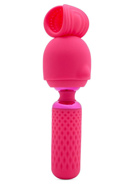 Nu Sensuelle Harlow Nubii Rechargeable Silicone Mini Heating Wand with Attachment