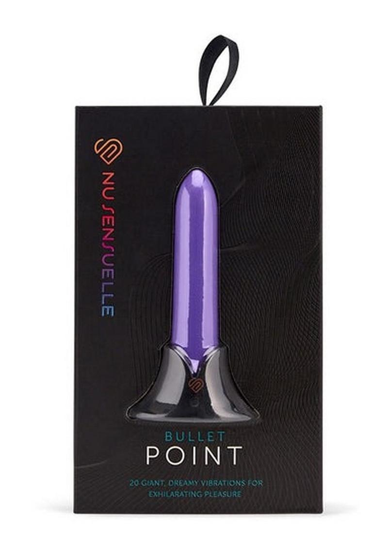 Nu Sensuelle Point Rechargeable Silicone Bullet - Purple