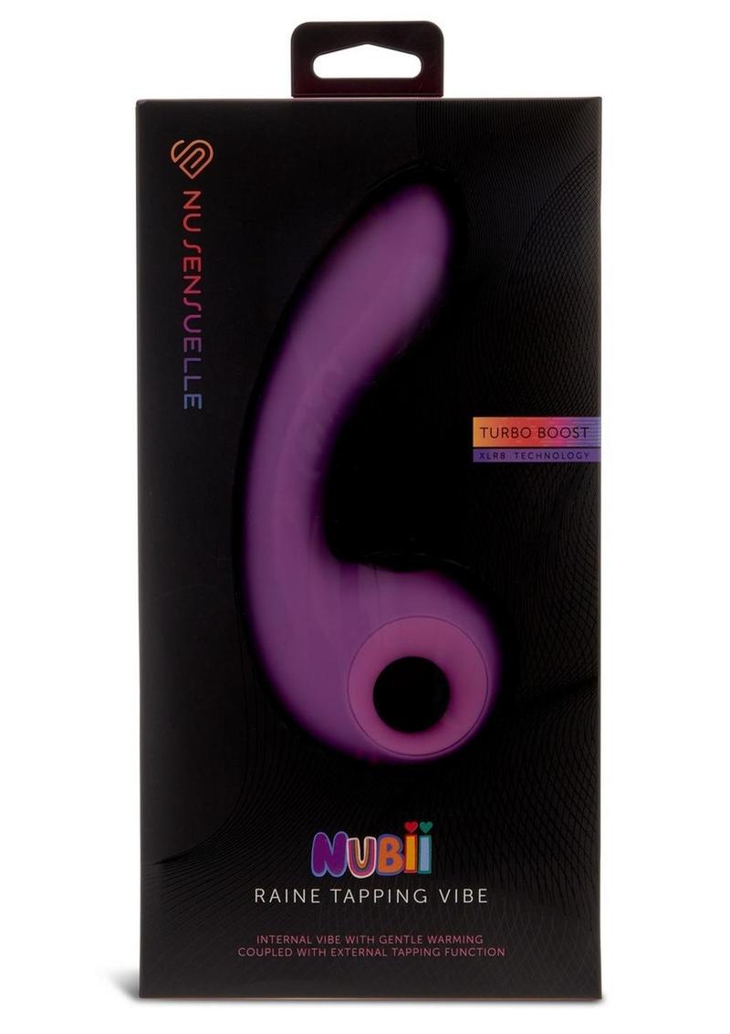 Nu Sensuelle Raine Nubii Rechargeable Silicone G-Spot Tapping Vibrator - Purple