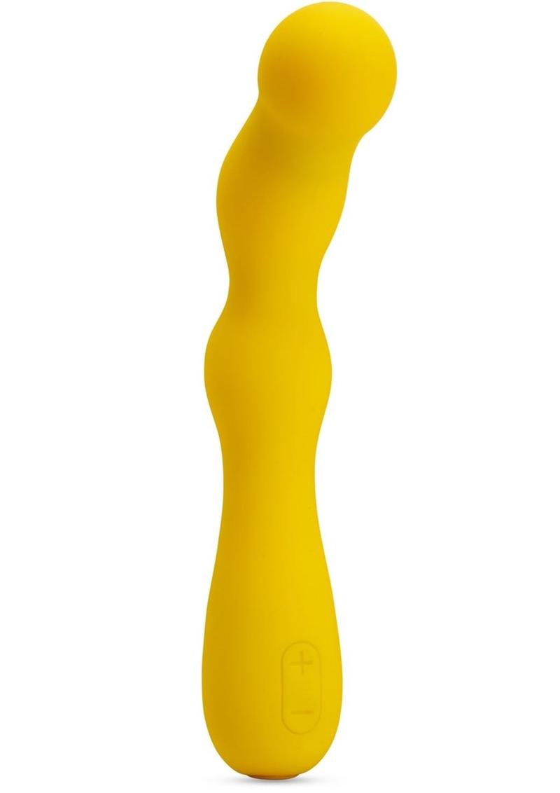 Nu Sensuelle Siren Nubii Bendable Rechargeable Silicone G-Spot Vibe - Yellow