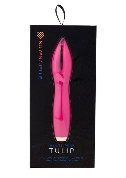 Nu Sensuelle Tulip Rechargeable Silicone Clitoral Stimulator - Magenta/Purple