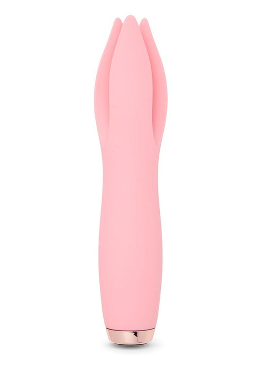 Nu Sensuelle Tulip Silicone Rechargeable Clitoral Stimulator - Millennial Pink/Pink