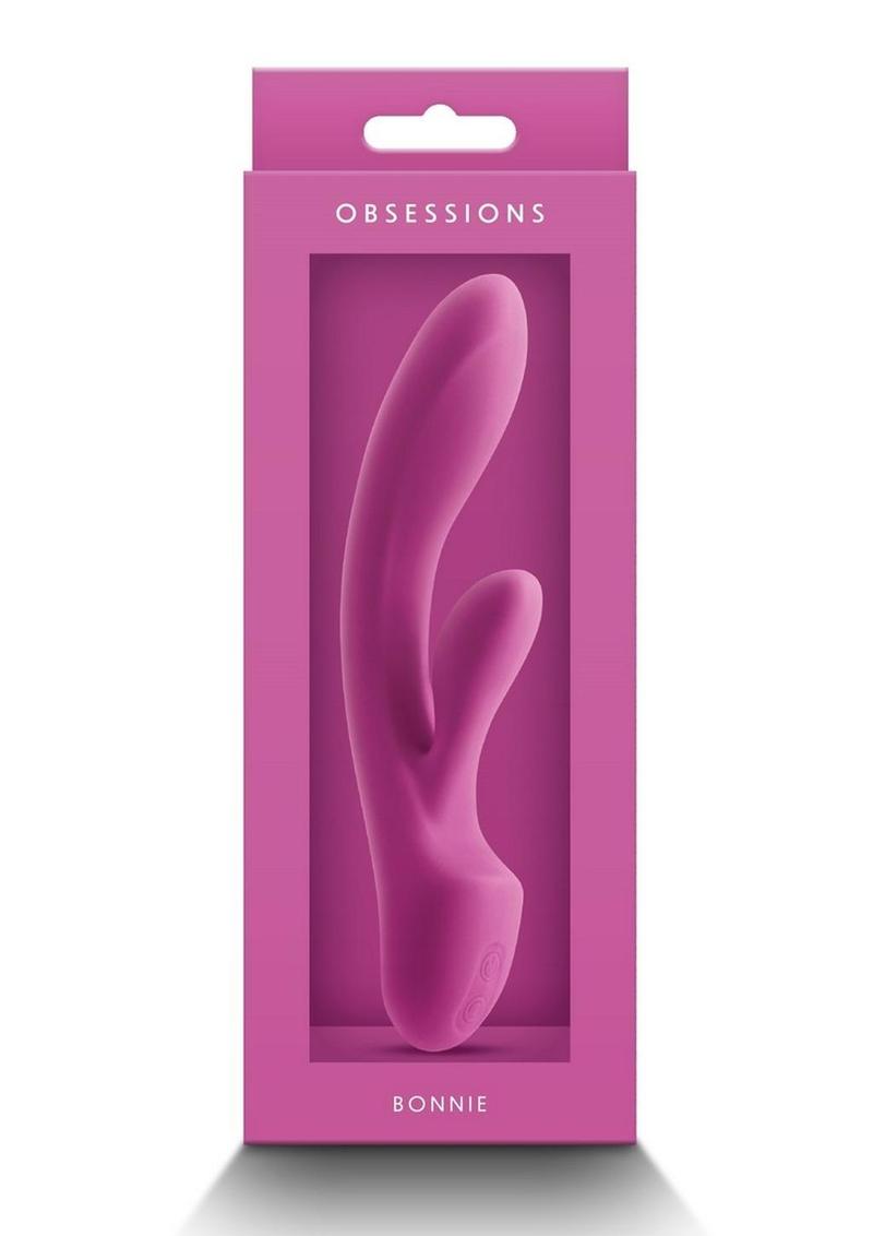 Obsessions Bonnie Rechargeable Silicone Rabbit Vibrator - Magenta/Pink