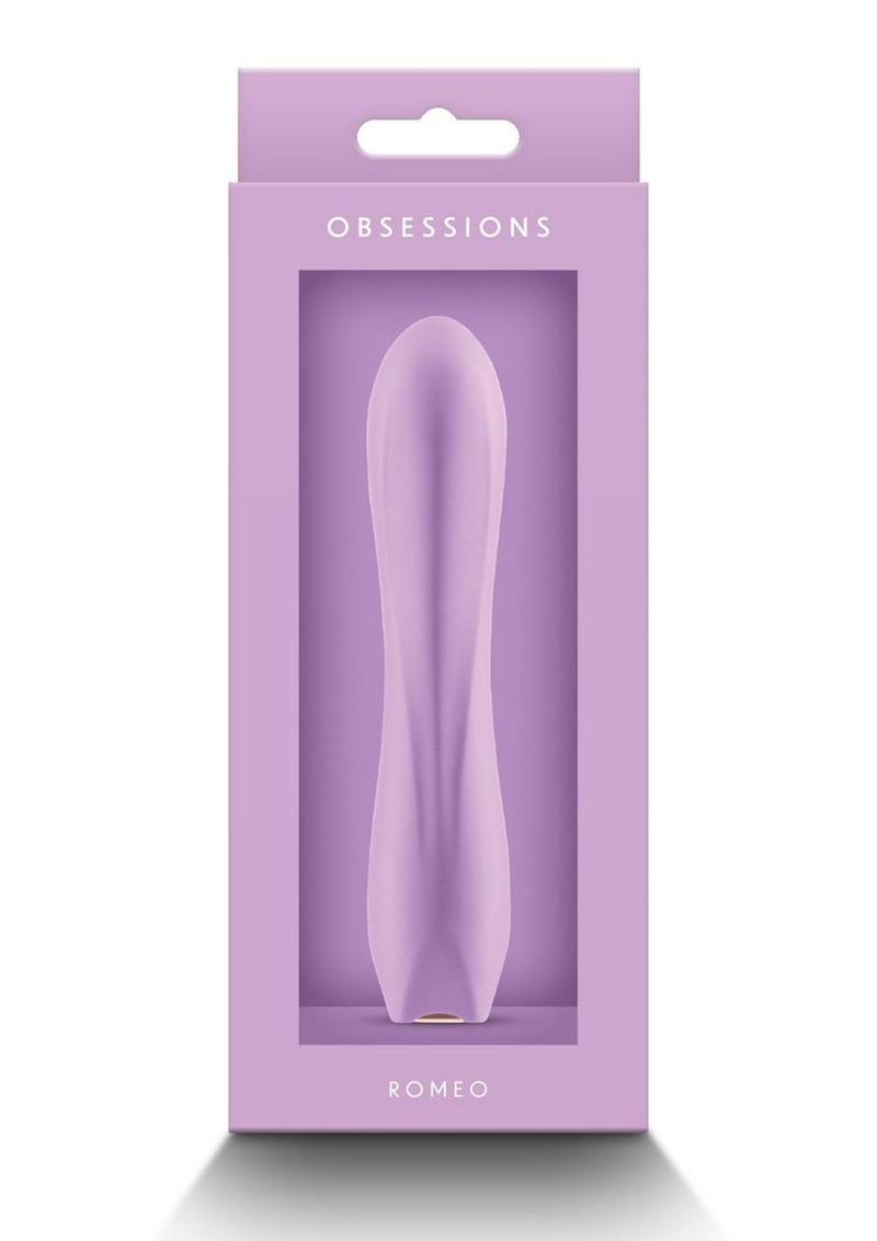 Obsessions Romeo Rechargeable Silicone Vibrator - Lavender/Purple