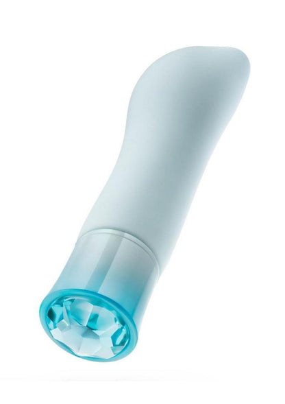 Oh My Gem Ardor Rechargeable Silicone Vibrator - Aquamarine