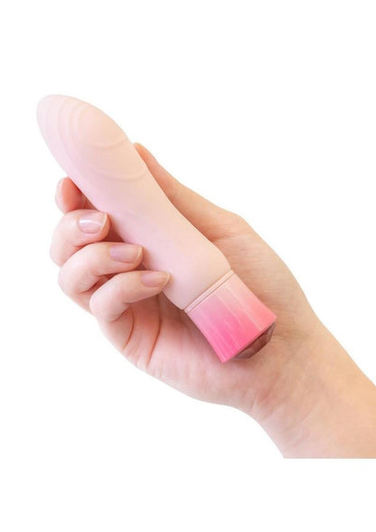 Oh My Gem Elegant Rechargeable Silicone Vibrator - Morganite