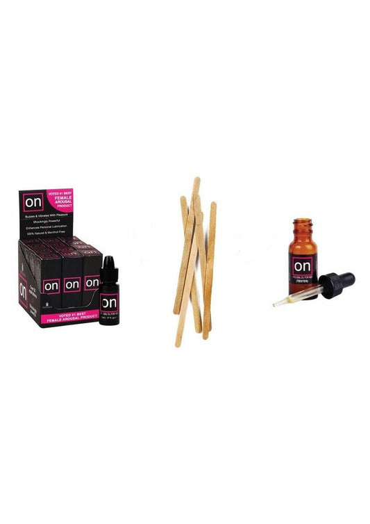 On Original Arousal Oil 5ml Medium Box 12 Piece + Tester/Sticks Refill Kit