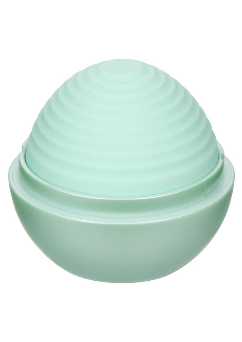 Opal Ripple Silicone Rechargeable Massager - Green