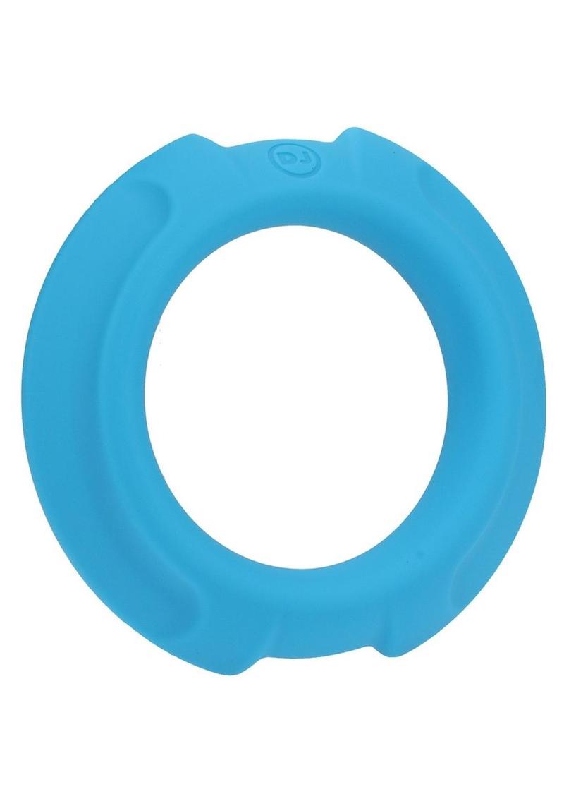 Optimale Flexisteel Soft Silicone with Inner Metal Core Cock Ring - Blue - 43mm