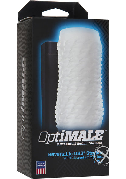 Optimale Link Reversible Ultraskyn Masturbator - Frost/White