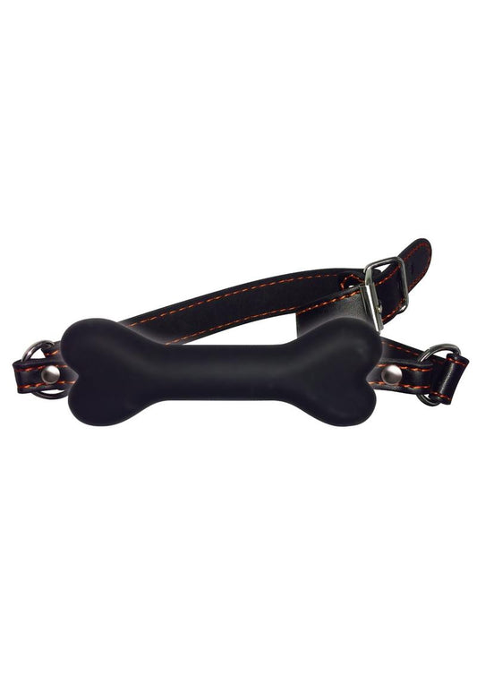 Orange Is The New Black Bone Gag - Black/Orange