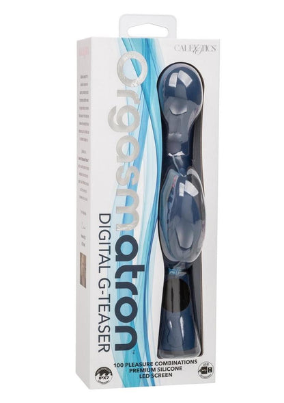 Orgasmatron Digital G-Teaser Rechargeable Silicone Massager - Blue